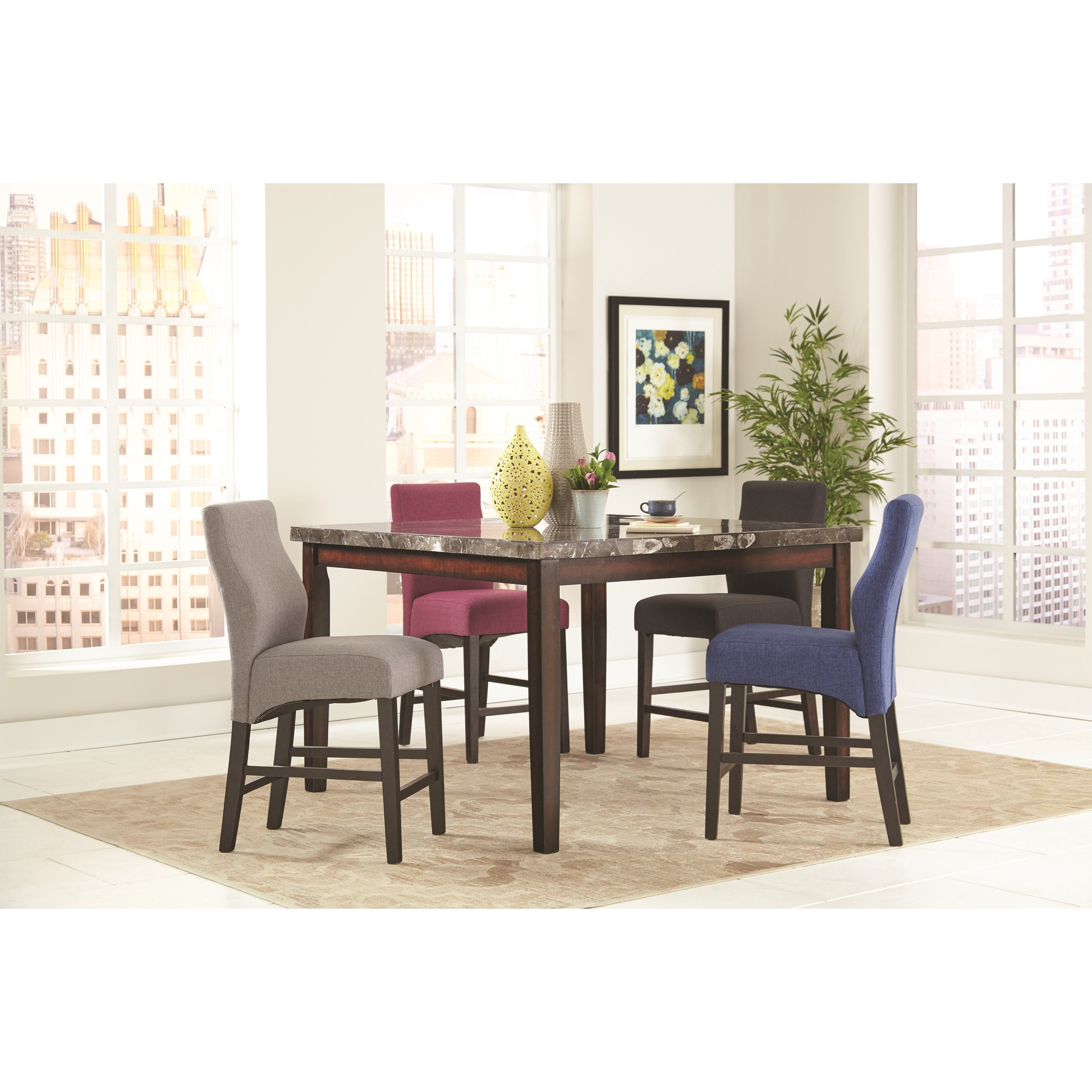 Coaster Dining Chairs and Bar Stools 102855 Upholstered Counter